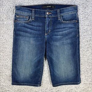 Joe's Jeans Shorts Womens 26 Sierra Bermuda Dark Wash Stretch Denim Clean Casual